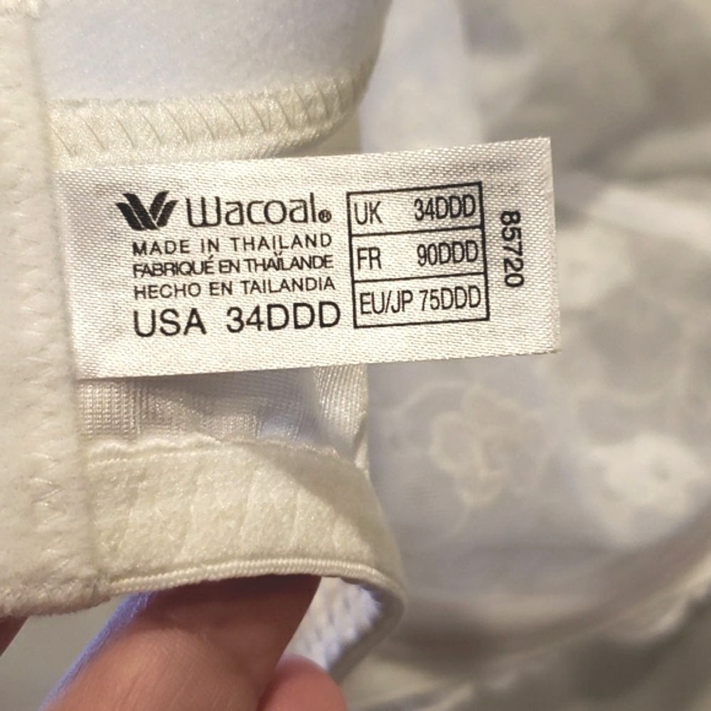 Wacoal Renaissance Rose Underwire Bra - Sz 34DDD US/UK - Picture 3 of 7